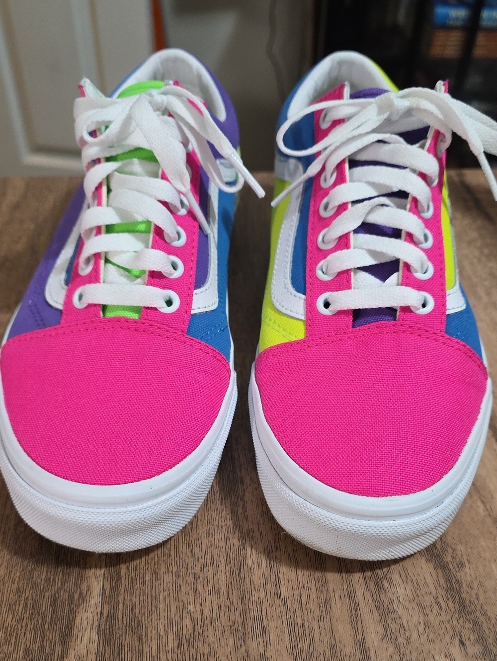 Color Block Old Skool Canvas Vans